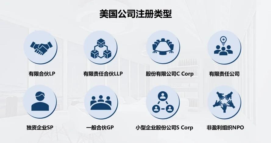 注册美国公司可以选择什么类型的企业